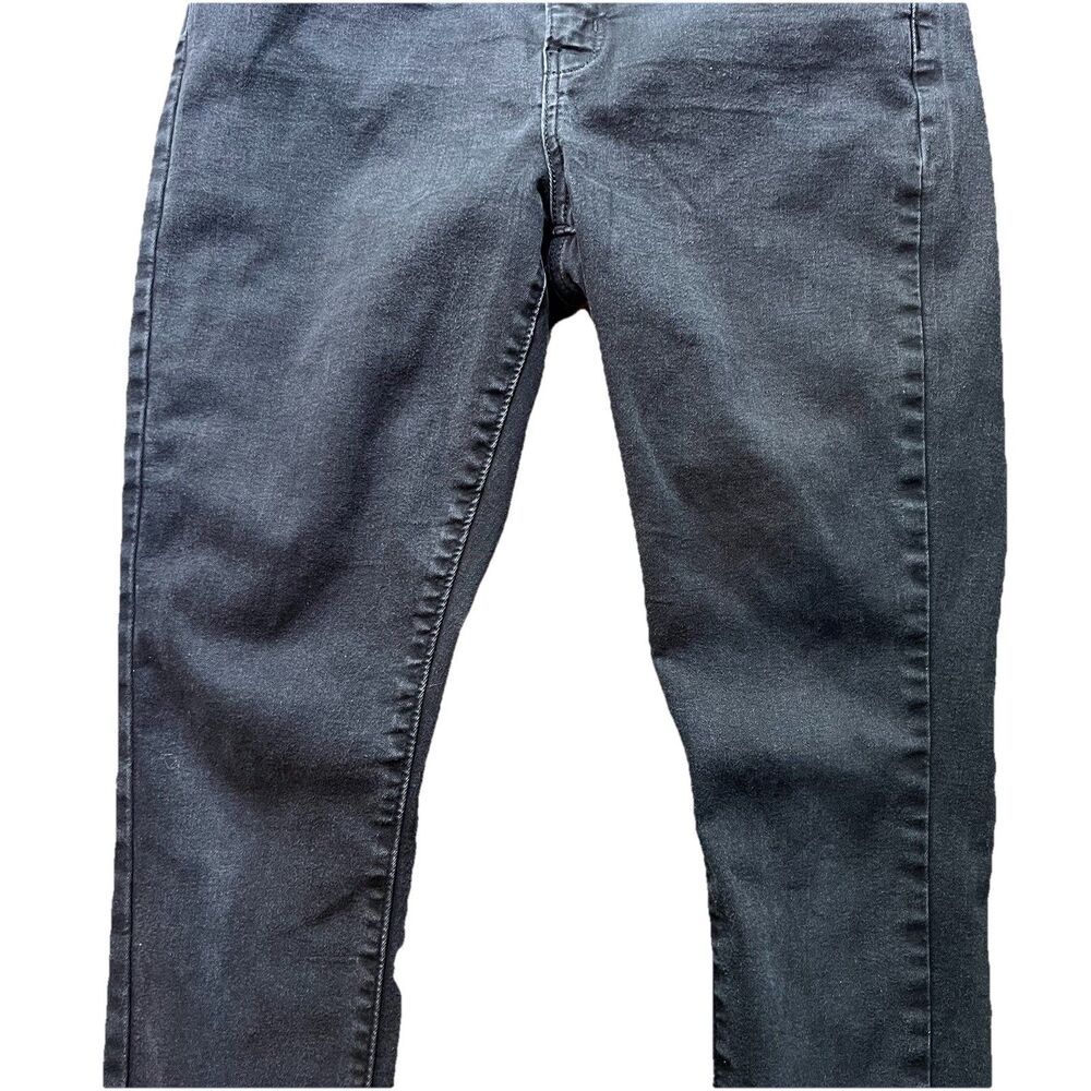 Denizen By Levi's Ultra High Rise Super Skinny Black Denim Jeans Women's 12 - Picture 3 of 11